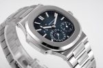 NAUTILUS 5712 SS PPF 1:1 BEST EDITION BLUE DIAL ON SS BRACELET A240 SUPER CLONE V2 - Image 4