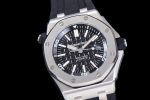 ROYAL OAK OFFSHORE DIVER 15710 JF 1:1 BEST EDITION BLACK DIAL ON BLACK RUBBER STRAP A3120 V10 - Image 2