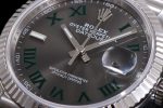 DATEJUST 36 SS 116234 VSF 1:1 BEST EDITION 904L STEEL GRAY GREEN ROMAN DIAL ON JUBILEE BRACELET VS3235 - Image 12