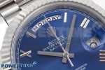 DayDate 40 SS GSF Gain Weight Blue Roman Dial on President Bracelet A3255 - Image 4