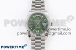DayDate 40 SS GSF Gain Weight Green Roman Dial on President Bracelet A3255