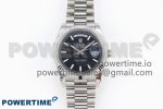 DayDate 40 SS GSF Gain Weight Black Stick Dial on President Bracelet A3255