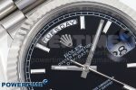 DayDate 40 SS GSF Gain Weight Black Stick Dial on President Bracelet A3255 - Image 4