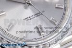 DayDate 40 SS GSF Gain Weight Silver Crystal Dial Diamonds Bezel on President Bracelet A3255 - Image 5