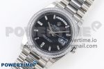 DayDate 40 SS GSF Gain Weight Black Crystal Dial Diamonds Bezel on President Bracelet A3255 - Image 2