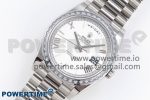 DayDate 40 SS GSF Gain Weight White Roman Dial Diamonds Bezel on President Bracelet A3255 - Image 2