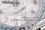 DayDate 40 SS GSF Gain Weight Meteorite Crystal Dial Diamonds Bezel on President Bracelet A3255 - Image 5