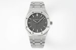 ROYAL OAK 41MM 15500 SS APSF 1:1 BEST EDITION GRAY TEXTURED DIAL ON SS BRACELET SA4302 SUPER CLONE