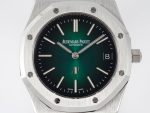 ROYAL OAK 39MM 16202 "50TH ANNIVERSARY" SS ZF 1:1 BEST EDITION GREEN TEXTURED DIAL ON SS BRACELET A7121 - Image 2