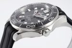 SEAMASTER DIVER 300M ZF 1:1 BEST EDITION BLACK CERAMIC BLACK DIAL ON BLACK RUBBER STRAP A8800 - Image 5