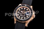 Rolex Yacht-Master 126655 GMF 1:1 Best Edition 3D Black Ceramic Bezel on Black Rubber Strap SA3235 Super Clone Watch - Image 3