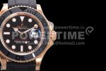 Rolex Yacht-Master 126655 GMF 1:1 Best Edition 3D Black Ceramic Bezel on Black Rubber Strap SA3235 Super Clone Watch - Image 4