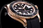 Rolex Yacht-Master 126655 GMF 1:1 Best Edition 3D Black Ceramic Bezel on Black Rubber Strap SA3235 Super Clone Watch - Image 8