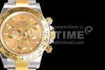 Rolex Daytona 116503 BTF 1:1 Best Edition 904L SS Case and Bracelet YG Dial SA4130 Super Clone Watch - Image 4