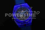 Hublot Big Bang Unico Blue Magic Ceramic ZF 1:1 Best Edition Skeleton Dial on Blue Rubber Strap A1280 Super Clone Watch - Image 2