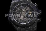 Hublot Big Bang Unico Black Carbon TWF Best Edition Skeleton Dial on Black Rubber Strap A1220 Super Clone Watch - Image 5