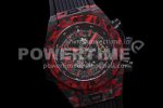 Hublot Big Bang Unico Red Carbon TWF Best Edition Skeleton Dial on Black Rubber Strap A1220 Super Clone Watch - Image 2
