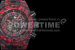 Hublot Big Bang Unico Red Carbon TWF Best Edition Skeleton Dial on Black Rubber Strap A1220 Super Clone Watch - Image 4