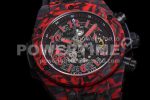 Hublot Big Bang Unico Red Carbon TWF Best Edition Skeleton Dial on Black Rubber Strap A1220 Super Clone Watch - Image 5