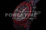 Hublot Big Bang Unico Red Carbon TWF Best Edition Skeleton Dial on Black Rubber Strap A1220 Super Clone Watch - Image 6