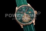 IWC Replica Watches Portuguese Tourbillon RG AXF Green Dial Tourbillon 1:1 Fake watches Super Clone Watch - Image 2