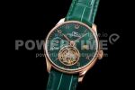 IWC Replica Watches Portuguese Tourbillon RG AXF Green Dial Tourbillon 1:1 Fake watches Super Clone Watch - Image 3