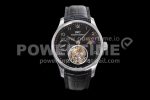 IWC Replica Watches Portuguese Tourbillon SS AXF Black Dial Tourbillon 1:1 Fake watches Super Clone Watch