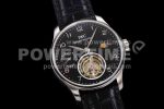 IWC Replica Watches Portuguese Tourbillon SS AXF Black Dial Tourbillon 1:1 Fake watches Super Clone Watch - Image 2
