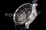 IWC Replica Watches Portuguese Tourbillon SS AXF Black Dial Tourbillon 1:1 Fake watches Super Clone Watch - Image 6