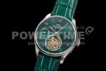 IWC Replica Watches Portuguese Tourbillon SS AXF Green Dial Tourbillon 1:1 Fake watches Super Clone Watch - Image 3