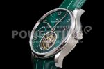 IWC Replica Watches Portuguese Tourbillon SS AXF Green Dial Tourbillon 1:1 Fake watches Super Clone Watch - Image 6