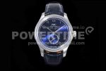 IWC Portuguese IW358305 ZF 1:1 Best Edition SS Blue Dial on Black Leather Strap A82200 Super Clone Watch