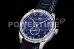 IWC Portuguese IW358305 ZF 1:1 Best Edition SS Blue Dial on Black Leather Strap A82200 Super Clone Watch - Image 3