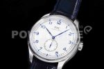 IWC Portuguese IW358304 ZF 1:1 Best Edition SS White Dial Blue Markers on Blue Leather Strap A82200 Super Clone Watch - Image 3