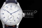 IWC Portuguese IW358304 ZF 1:1 Best Edition SS White Dial Blue Markers on Blue Leather Strap A82200 Super Clone Watch - Image 4
