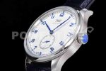IWC Portuguese IW358304 ZF 1:1 Best Edition SS White Dial Blue Markers on Blue Leather Strap A82200 Super Clone Watch - Image 6