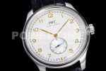 IWC Portuguese IW358303 ZF 1:1 Best Edition SS White Dial RG Markers on Brown Leather Strap A82200 Super Clone Watch - Image 5