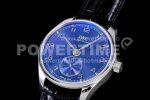 IWC Portuguese IW358305 ZF 1:1 Best Edition SS Blue Dial on Black Leather Strap A82200 Super Clone Watch - Image 3