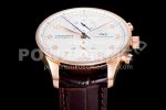 IWC Portuguese Chrono IW371480 ZF 1:1 Best Edition on Brown Leather Strap A7750 (Same Thickness as Genuine) Super Clone Watch - Image 8