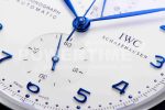 IWC Portuguese Chrono IW371446 ZF 1:1 Best Edition on BlueLeather Strap A7750 (Same Thickness as Genuine) Super Clone Watch - Image 7