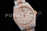 Rolex Replica Watches Skydweller Full Diamond Dial SS/RG TWF A23J 1:1 Fake watches Super Clone Watch - Image 2