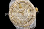 Rolex Replica Watches Skydweller Full Diamond Dial SS/YG TWF A23J 1:1 Fake watches Super Clone Watch - Image 7