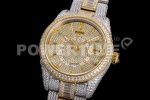 Rolex Replica Watches Skydweller Full Diamond Dial SS/YG TWF A23J 1:1 Fake watches Super Clone Watch - Image 3