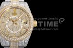 Rolex Replica Watches Skydweller Full Diamond Dial SS/YG TWF A23J 1:1 Fake watches Super Clone Watch - Image 4