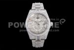Rolex Replica Watches Skydweller Full Diamond Dial SS TWF A23J 1:1 Fake watches Super Clone Watch