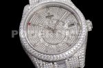 Rolex Replica Watches Skydweller Full Diamond Dial SS TWF A23J 1:1 Fake watches Super Clone Watch - Image 5