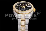 Rolex Replica Watches Skydweller Diamond Black Dial SS/RG TWF A23J 1:1 Fake watches Super Clone Watch - Image 6