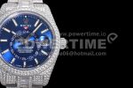 Rolex Replica Watches Diamond Skydweller Blue Dial SS TWF A23J 1:1 Fake watches Super Clone Watch - Image 4