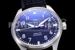 IWC Mark XVII IW326501 MKS 1:1 Best Edition Black Dial on Black Leather Strap MIYOTA 9015 Super Clone Watch V2 - Image 3
