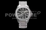 Patek Philippe Aquanaut 5167A SS ZF 1:1 Best Edition Black Dial on SS Bracelet 324CS Super Clone Watch